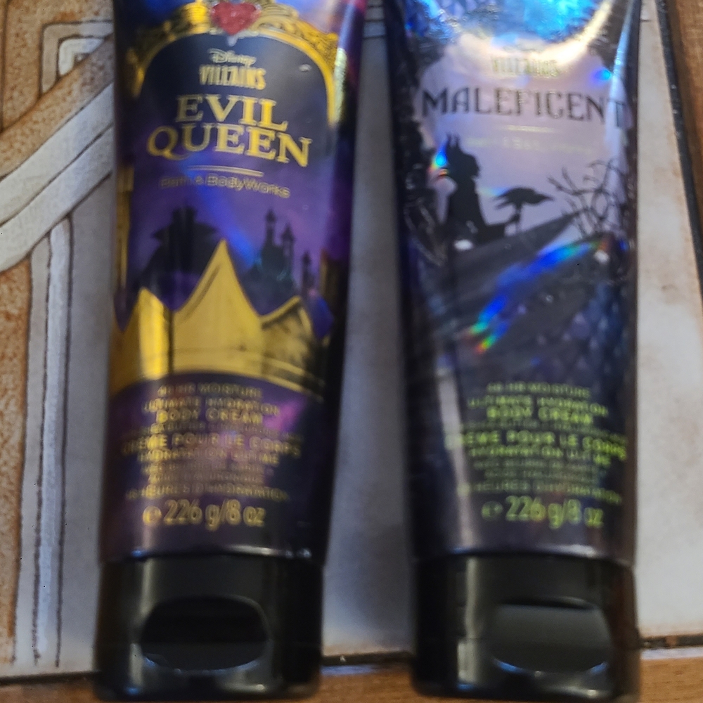 Disney Villains Evil Queen and Maleficent Body Cream Set From Bath & Body Works